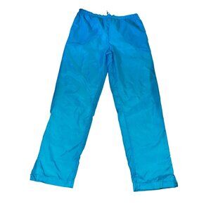 Vintage Reebok Sport Eighties Blue Nylon Pants Medium Retro Hip Hop Y2K 90’s